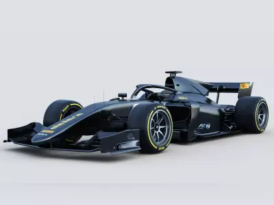 Dallara F2 2021 3D model
