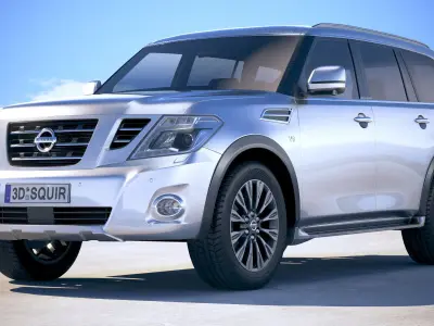 Nissan Patrol Y62 2019 3D model