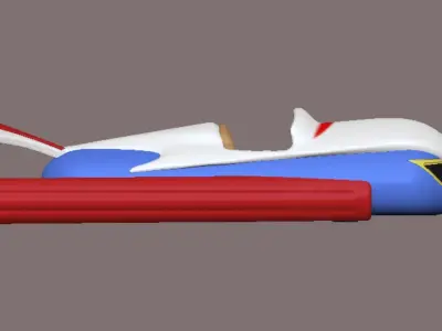 The Falconcar of Blue Falcon and Dynomutt 3D print model