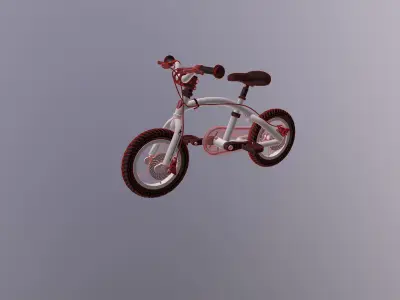 Children bicycle 12 inch 3D model