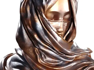 Saint Spiritual Religious Figurine 760 3D model