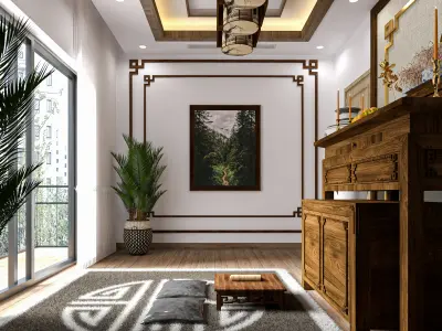 Altar room interior  3D model