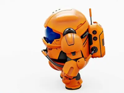 AMONG US   Rigged for Unreal Engine - Unity - MIXAMO 3D model