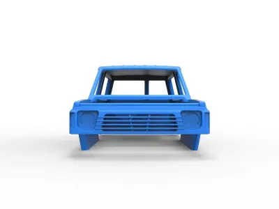 Shell of Uphill Sand Racing Dragster Version 3 Scale 1 to 25 3D print model