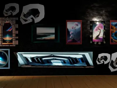 EXCELLENT  WALL FRAMES  Free 3D model