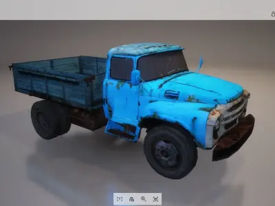 Vehicle - Truck 10 Low-poly 3D model