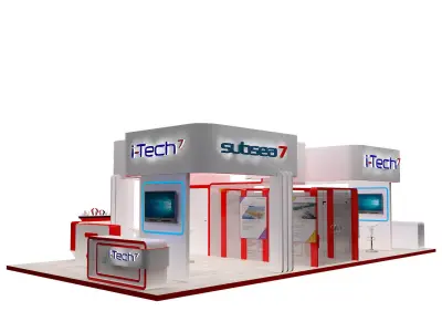 Booth Exhibition Stand a318 3D model