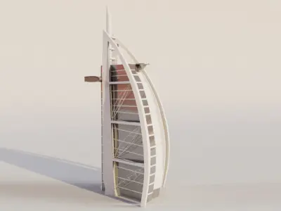 Burj Al Arab 3D model