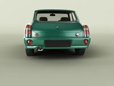 MG RV8 GT Coupe 3D model