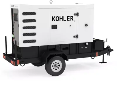 Kohler Industrial Diesel Generators Single White color 3D model