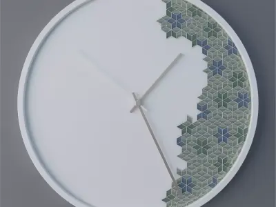 wall watch 4 3D model