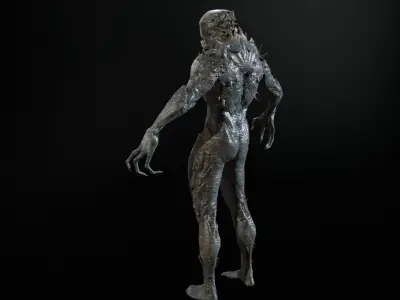 MutantR1 Low-poly 3D model