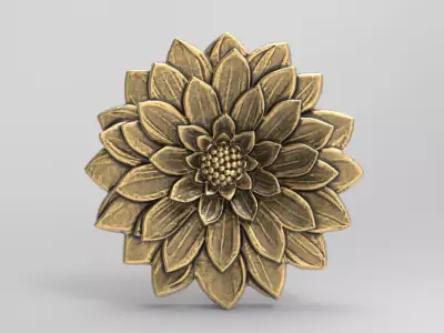 flower cnc model 2  3D print model