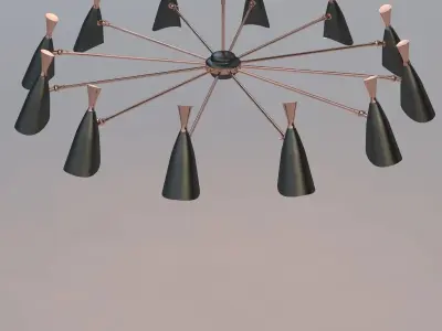 Duke Chandelier v1 by DelightFULL 3D model