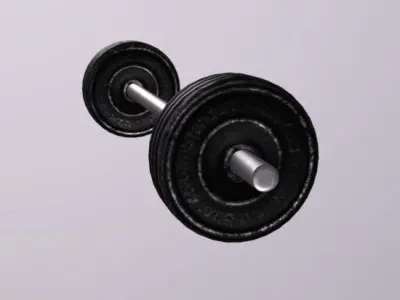 WeightBench Weight Low-poly 3D model
