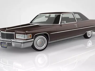 Cadillac DeVille Coupe 1975 3D model