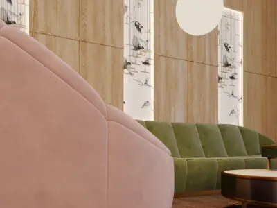 Livingroom Scene 3D model