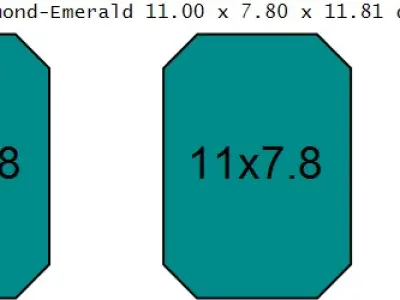 MOISSANITE STUD EARRING 3D PRINTABLE MODEL 3D print model