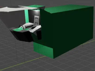 MACHINE cab robot Free 3D model