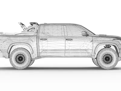 Toyota Tundra 2022 Con accesorios 3D model