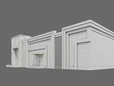 Office Building ID077 3D model