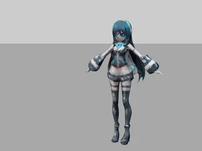 Back Plastic Looter Free 3D model