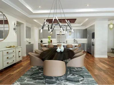 Full Luxury Condo Interior 3D model