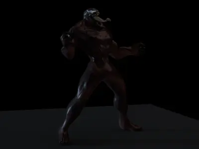 CARNAGE RIGGED MODEL Low-poly 3D model