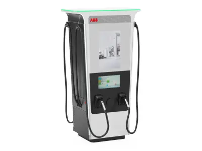 ABB Terra 360 Hypercharger EV Charging Station 3D model