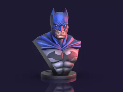 Batman bust 3D print model