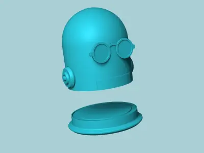 Deadlock Dynamo Headset Holder STL - Phone Game 3D print model