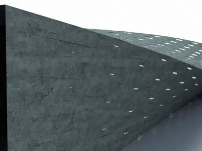 Attractor Point  Paneling Parametric Facade Grasshopper File 3D model