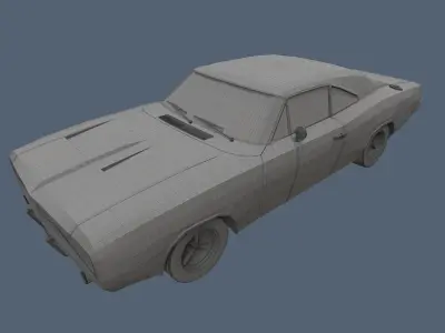 Dodge Charger 1970 3D model