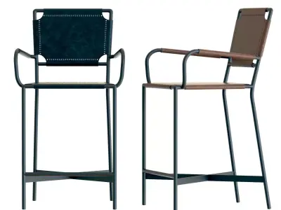 Crate and Barrel - Laredo Counter Stool 3D model