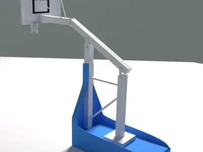 Basketball Hoop 3D model 3D model