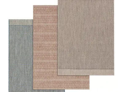 Rug Set 990 3D model