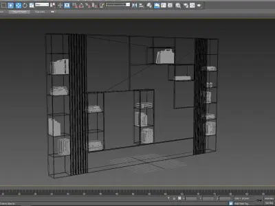 Marble Shelf 3D model