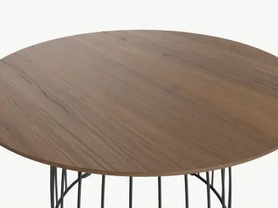 Coffee table Helena round 02 3D model