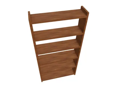 Shelves lowpoly Free low-poly 3D model