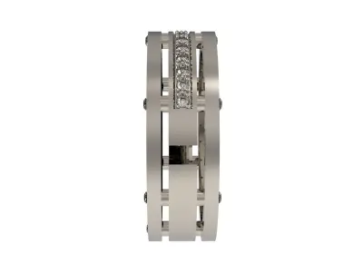 Wedding ring N - 008 3D print model
