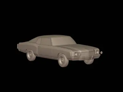 CHEVROLET MONTE CARLO 1972   3D print model