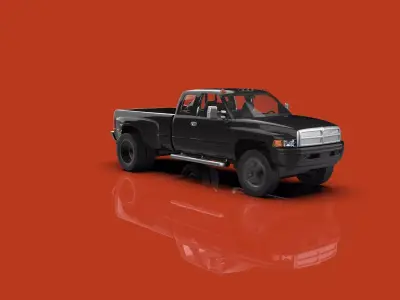 2000 Dodge Ram 2500 Quad Cab Cummins Dually RC And Scale Model 3D print model