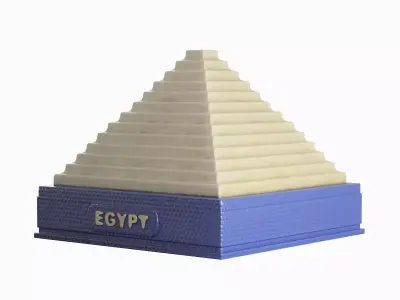 Pyramid Toy B 04 Low-poly 3D model