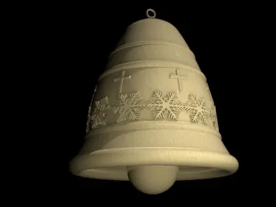 Christmas Bell Ornament 3D print model