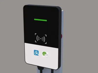 Charging station - Charging pile -EV- Car charger 3D model