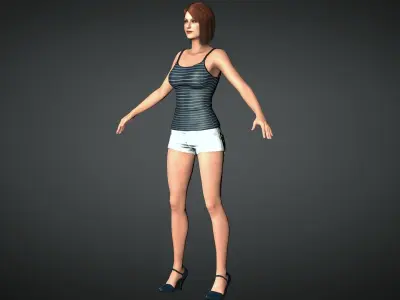 Character Ivon 3D model
