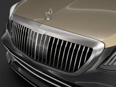 Mercedes Maybach S 650 Pullman VV222 2019 3D model
