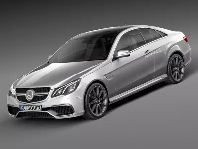 Mercedes-Benz E63 AMG Coupe 2016 3D model
