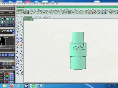 Jewelery lock 3D print model