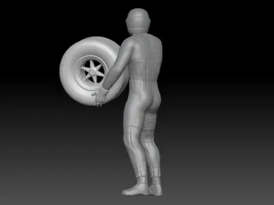 FORMULA ONE PIT STOP 16 3D print model